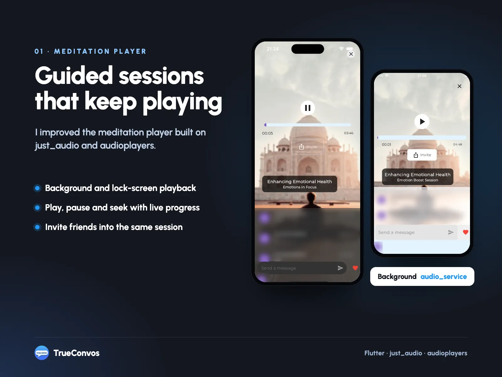 The meditation player
